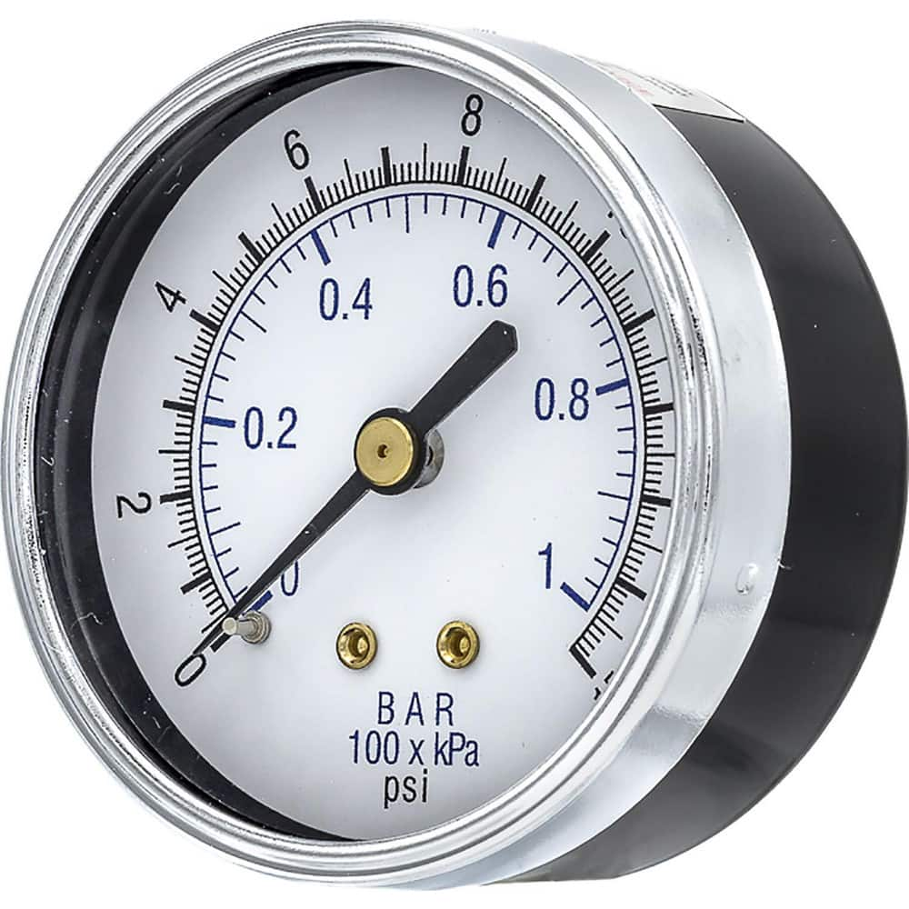 Pressure Gauges, Gauge Type: Utility Gauge , Scale Type: Dual , Accuracy (%): 3-2-3% , Dial Type: Analog , Thread Type: 1/4