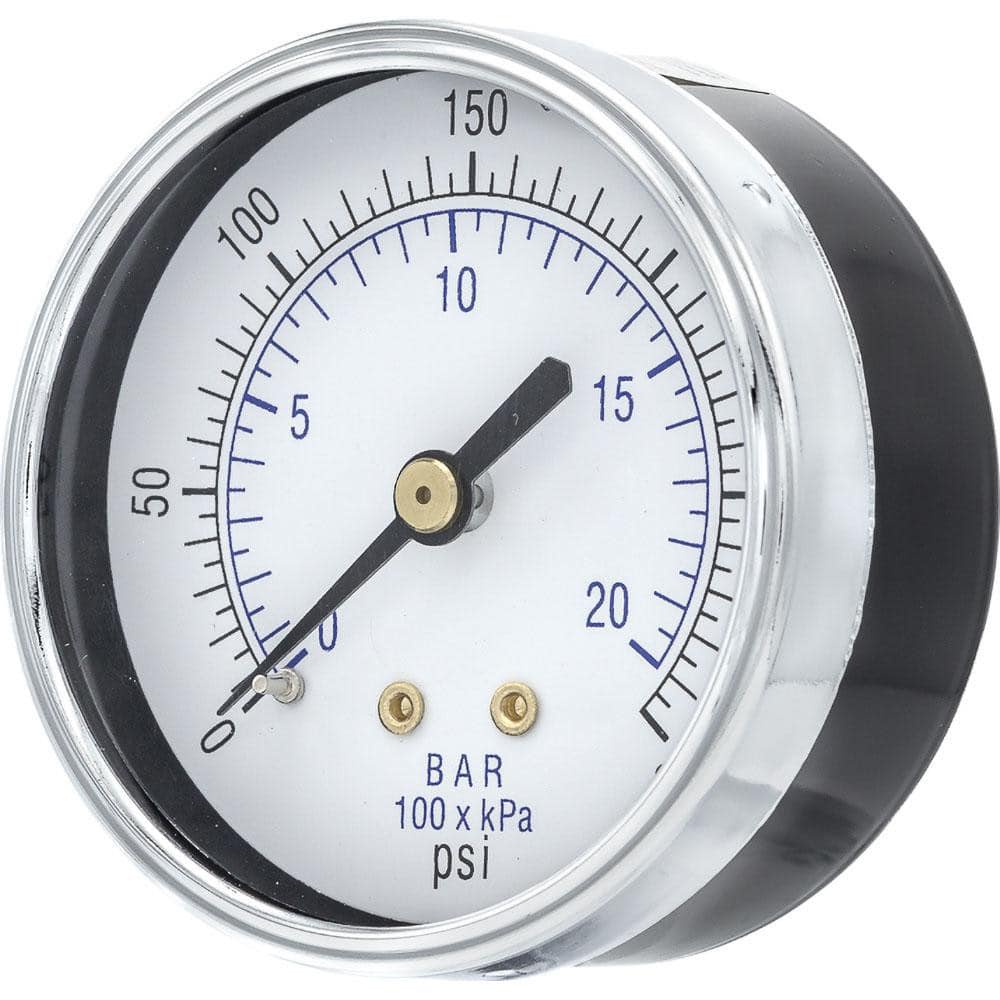 Pressure Gauges, Gauge Type: Utility Gauge , Scale Type: Dual , Accuracy (%): 3-2-3% , Dial Type: Analog , Thread Type: 1/4