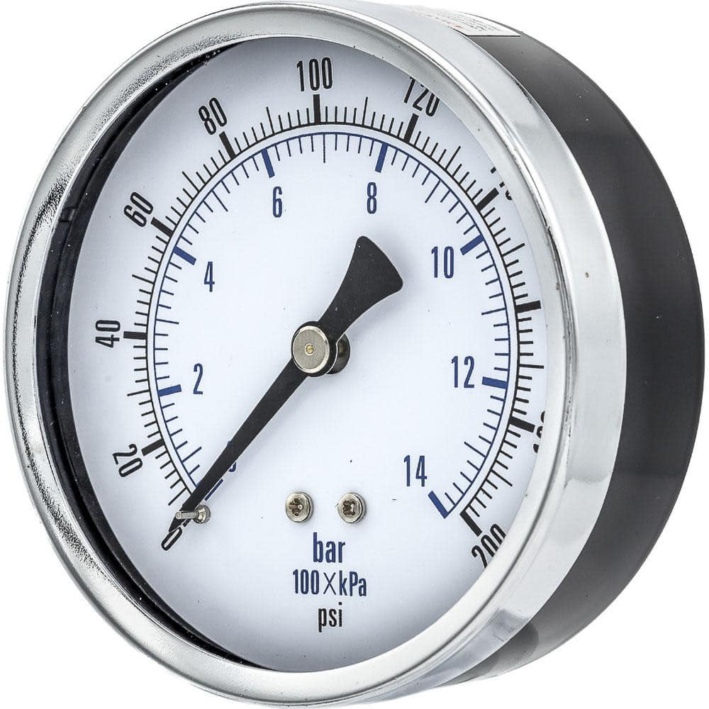 Pressure Gauges, Gauge Type: Utility Gauge , Scale Type: Dual , Accuracy (%): 3-2-3% , Dial Type: Analog , Thread Type: 1/4