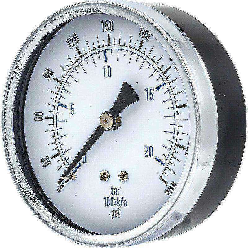 Pressure Gauges, Gauge Type: Utility Gauge , Scale Type: Dual , Accuracy (%): 3-2-3% , Dial Type: Analog , Thread Type: 1/4