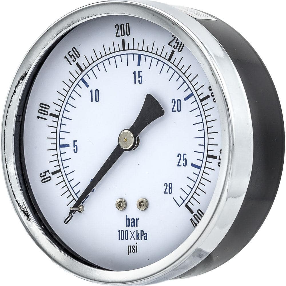 Pressure Gauges, Gauge Type: Utility Gauge , Scale Type: Dual , Accuracy (%): 3-2-3% , Dial Type: Analog , Thread Type: 1/4