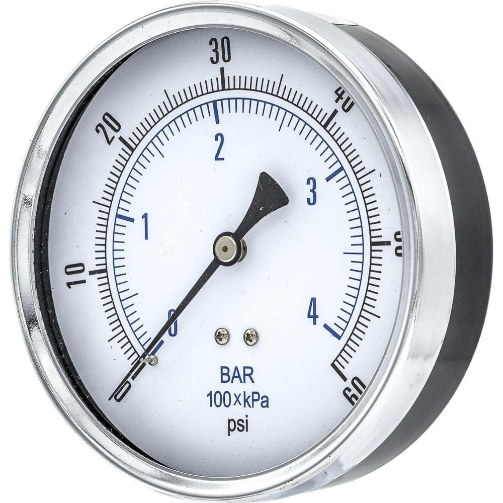 Pressure Gauges, Gauge Type: Utility Gauge , Scale Type: Dual , Accuracy (%): 3-2-3% , Dial Type: Analog , Thread Type: 1/4