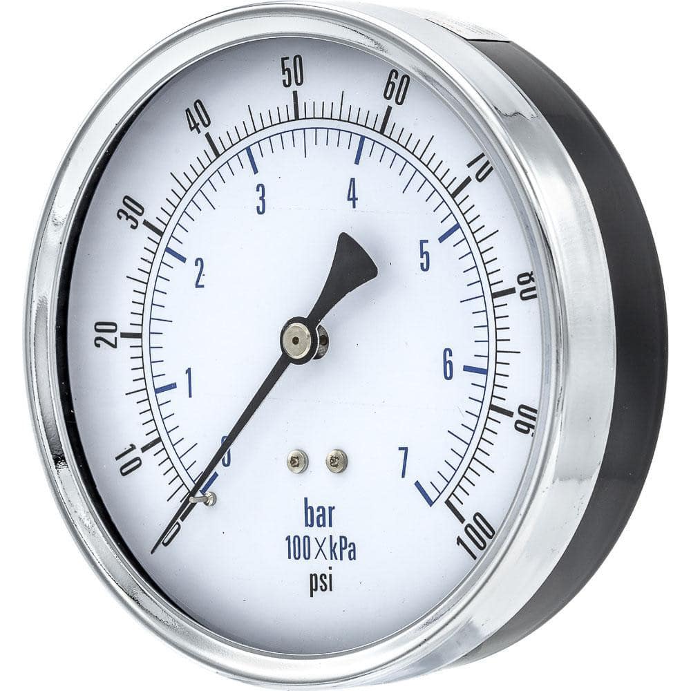 Pressure Gauges, Gauge Type: Utility Gauge , Scale Type: Dual , Accuracy (%): 3-2-3% , Dial Type: Analog , Thread Type: 1/4