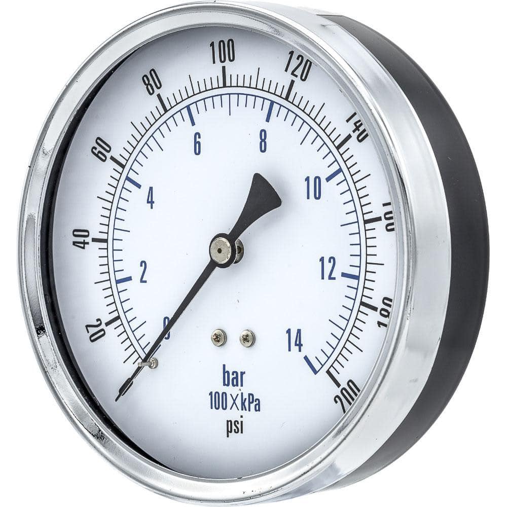 Pressure Gauges, Gauge Type: Utility Gauge , Scale Type: Dual , Accuracy (%): 3-2-3% , Dial Type: Analog , Thread Type: 1/4