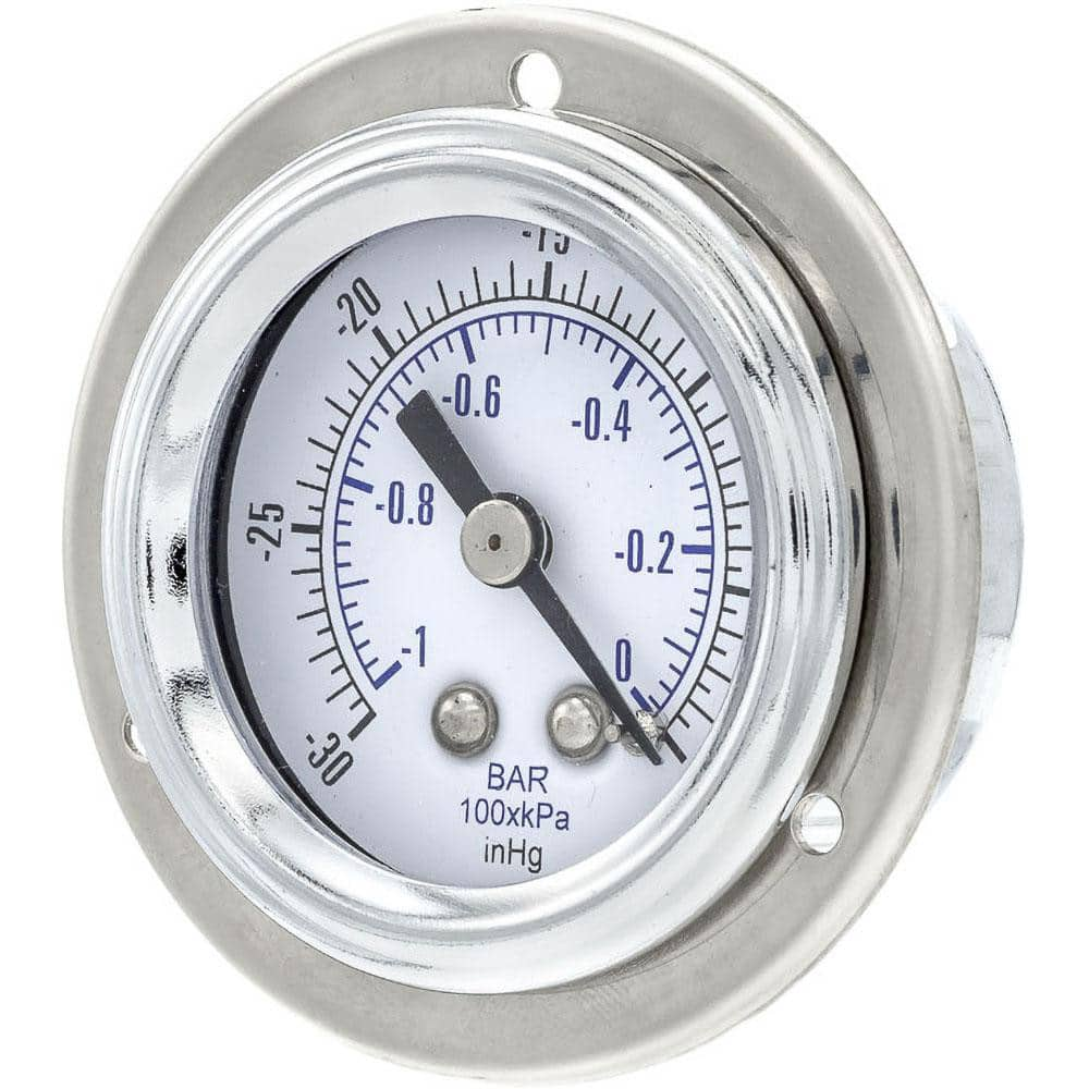 Pressure Gauges, Gauge Type: Utility Gauge , Scale Type: Dual , Accuracy (%): 3-2-3% , Dial Type: Analog , Thread Type: NPT  MPN:104D-158A