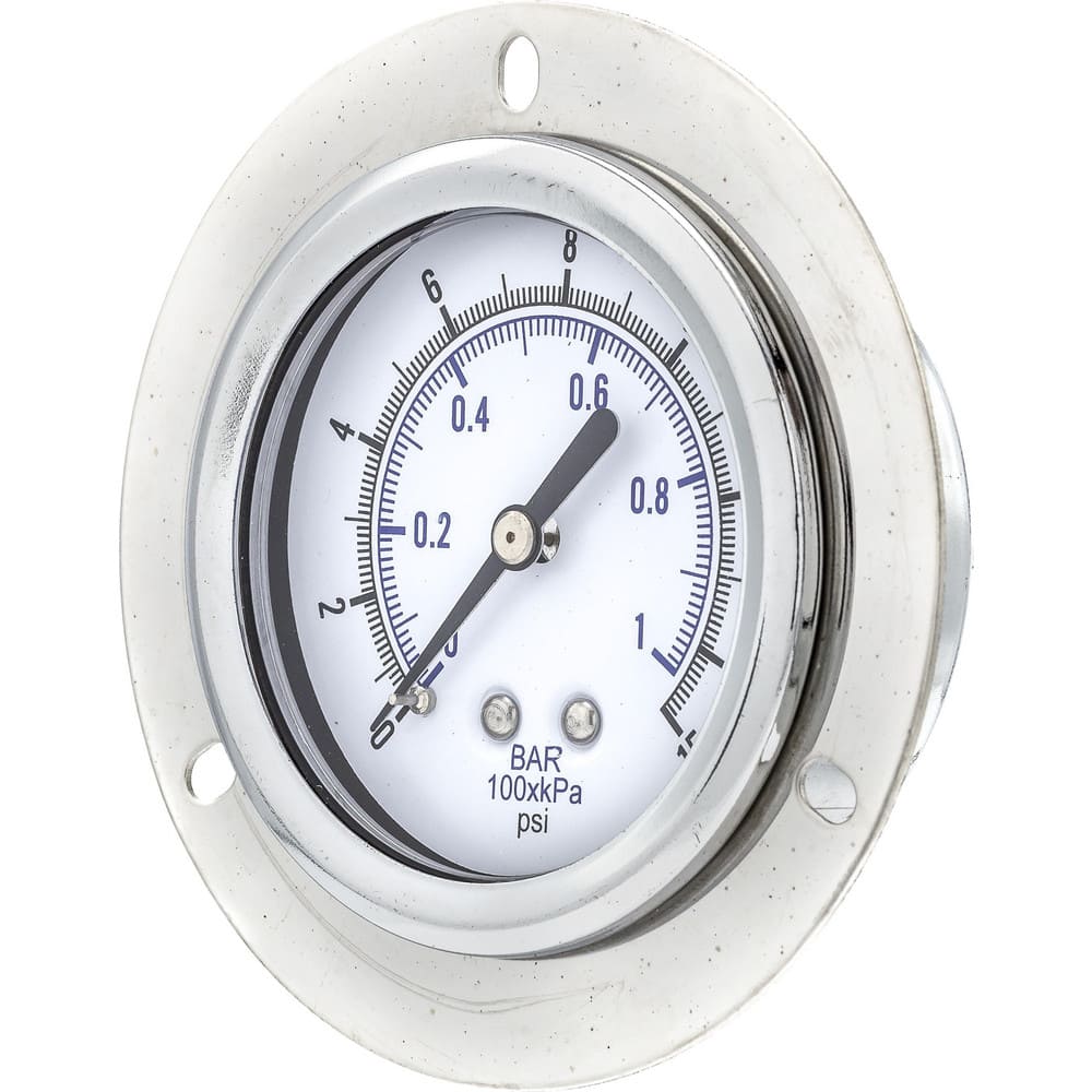 Pressure Gauges, Gauge Type: Utility Gauge , Scale Type: Dual , Accuracy (%): 3-2-3% , Dial Type: Analog , Thread Type: 1/4