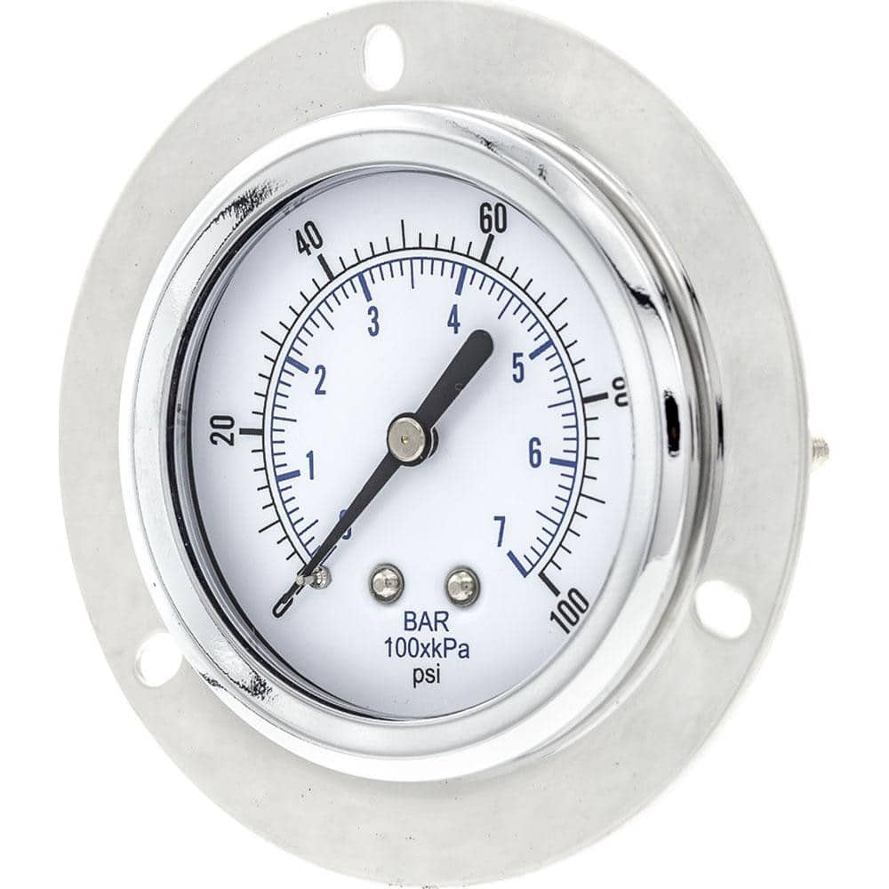 Pressure Gauges, Gauge Type: Utility Gauge , Scale Type: Dual , Accuracy (%): 3-2-3% , Dial Type: Analog , Thread Type: 1/4