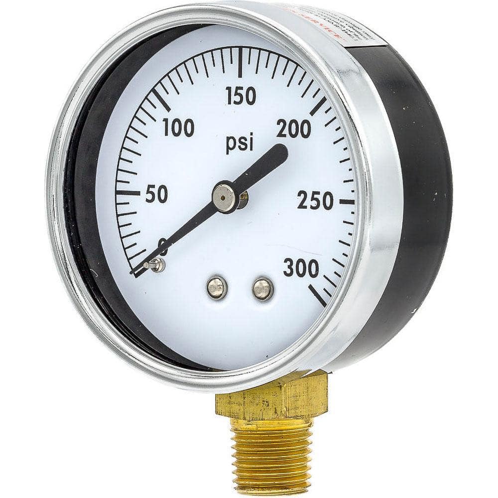 Pressure Gauges, Gauge Type: Utility Gauge , Scale Type: Single , Accuracy (%): 3-2-3% , Dial Type: Analog , Thread Type: 1/4