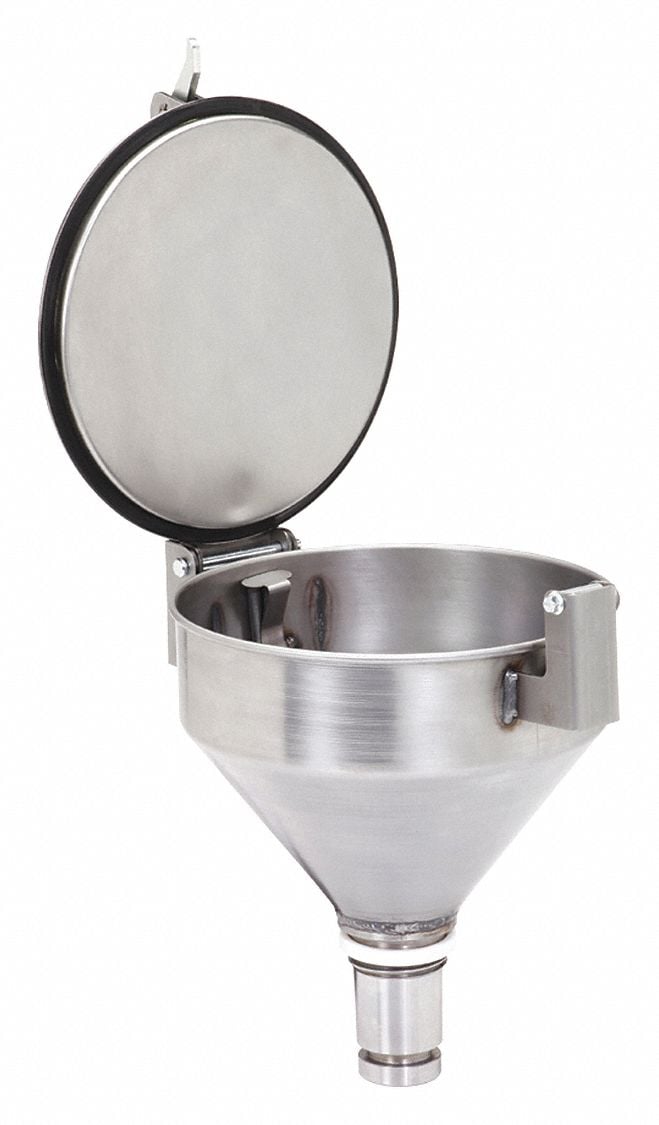 Drum Funnel Silver 304SS NPT MPN:DRM1112-NPT