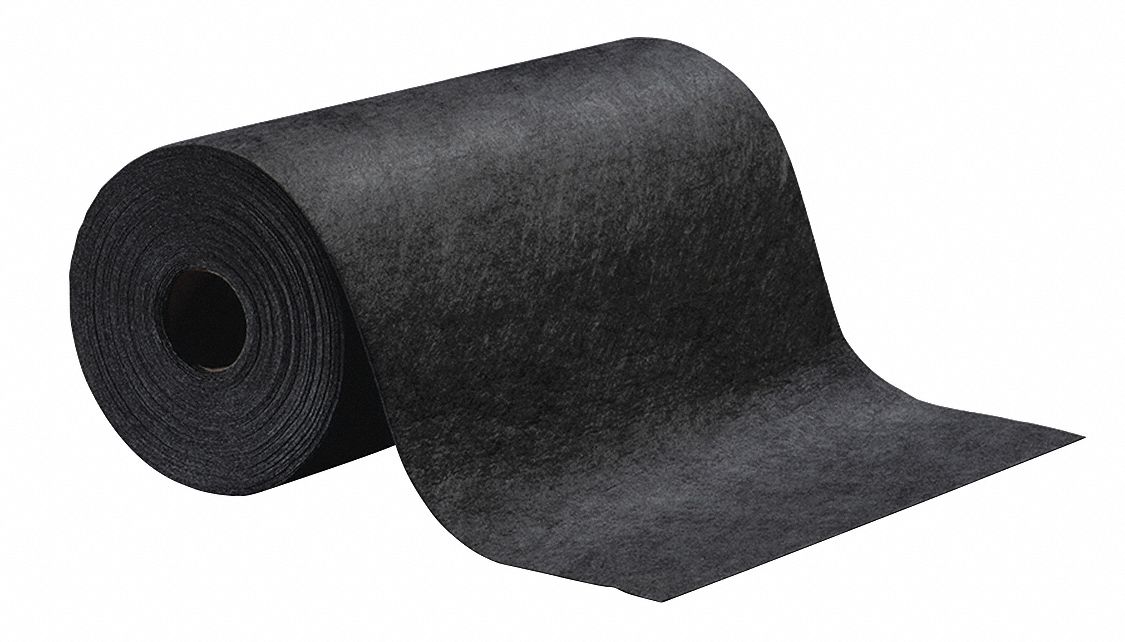 Absorbent Roll Black 100 ft L 24 W MPN:GRP24200-BK