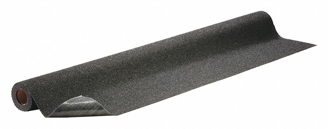 Absorbent Floor Mat Black 10 ft L MPN:GRP916X10-BK