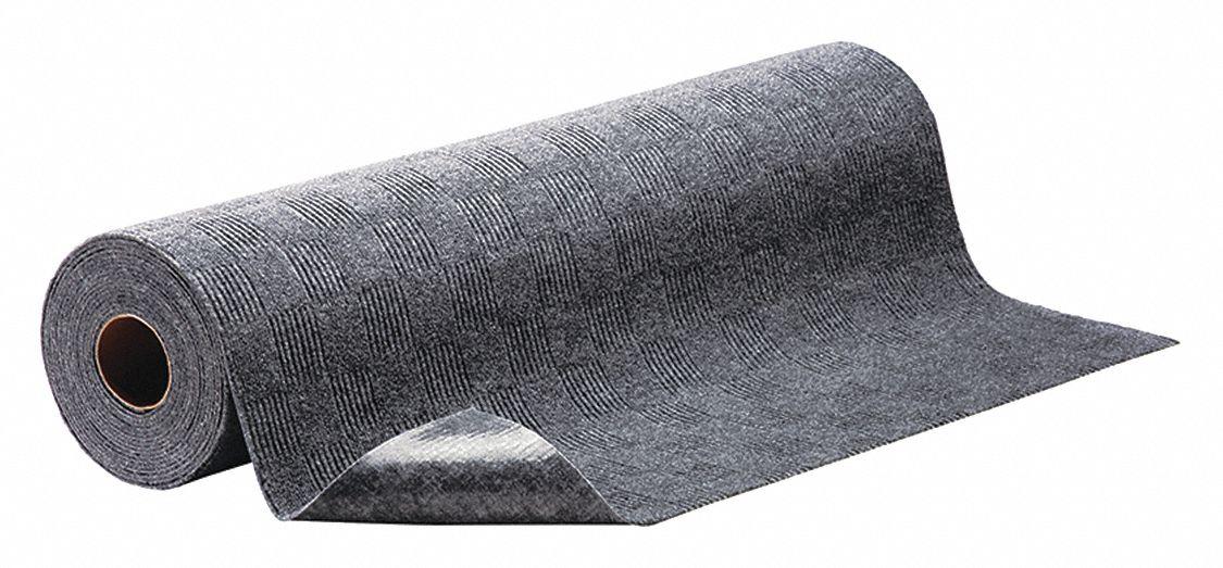 Absorbent Floor Mat Gray 25 ft L MPN:GRP923X25-GY