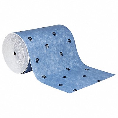 Absorbent Roll 150 ft L Blue/White 30 W MPN:WTR008