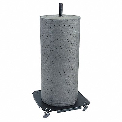 Vertical Mat Roll Holder Black Steel MPN:GEN249