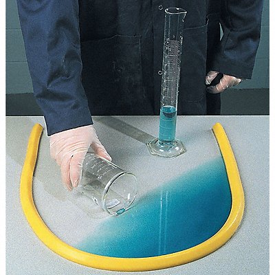 SpillBlocker Tabletop Dike Yellow 1 In MPN:PLR229