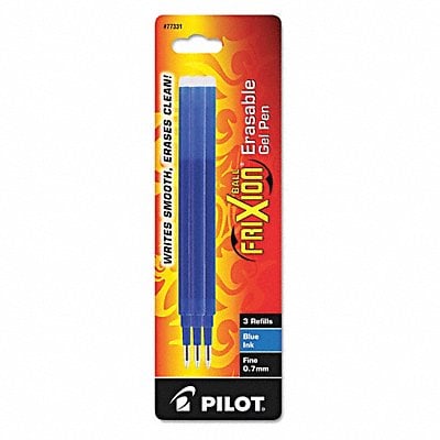 Refill Erasable Gel Ink Pen Blue PK3 MPN:77331