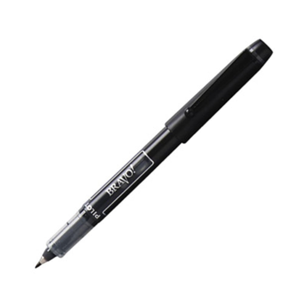 Pilot BraVo! Bravo Marker Pens - Bold Pen Point - Black - Black Barrel - 1 Each (Min Order Qty 32) MPN:11034