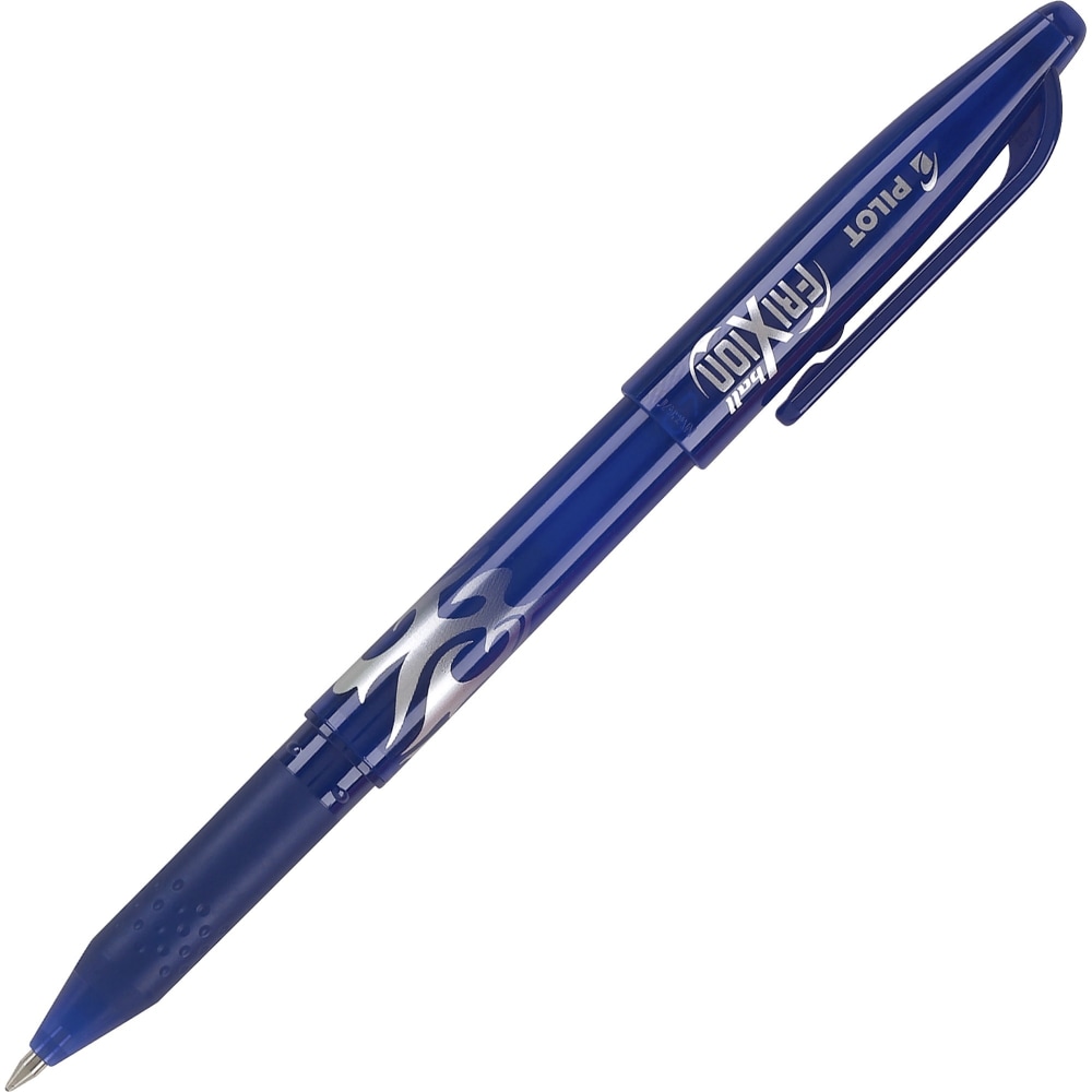 Pilot FriXion Ball Erasable Gel Pens, Pack Of 12, Fine Point, 0.7 mm, Blue Barrel, Blue Ink (Min Order Qty 3) MPN:31551