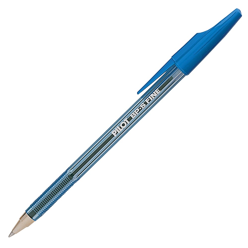 Pilot Better Ballpoint Pens, Fine Point, 0.7 mm, Blue Barrel, Blue Ink, Pack Of 12 (Min Order Qty 5) MPN:36011