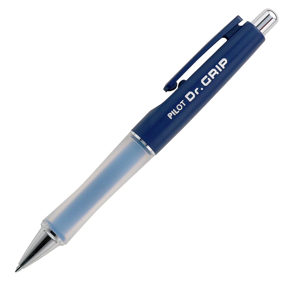 Pilot Dr. Grip Retractable Ballpoint Pen, Medium Point, 1.0 mm, Blue Barrel, Blue Ink (Min Order Qty 9) MPN:36101