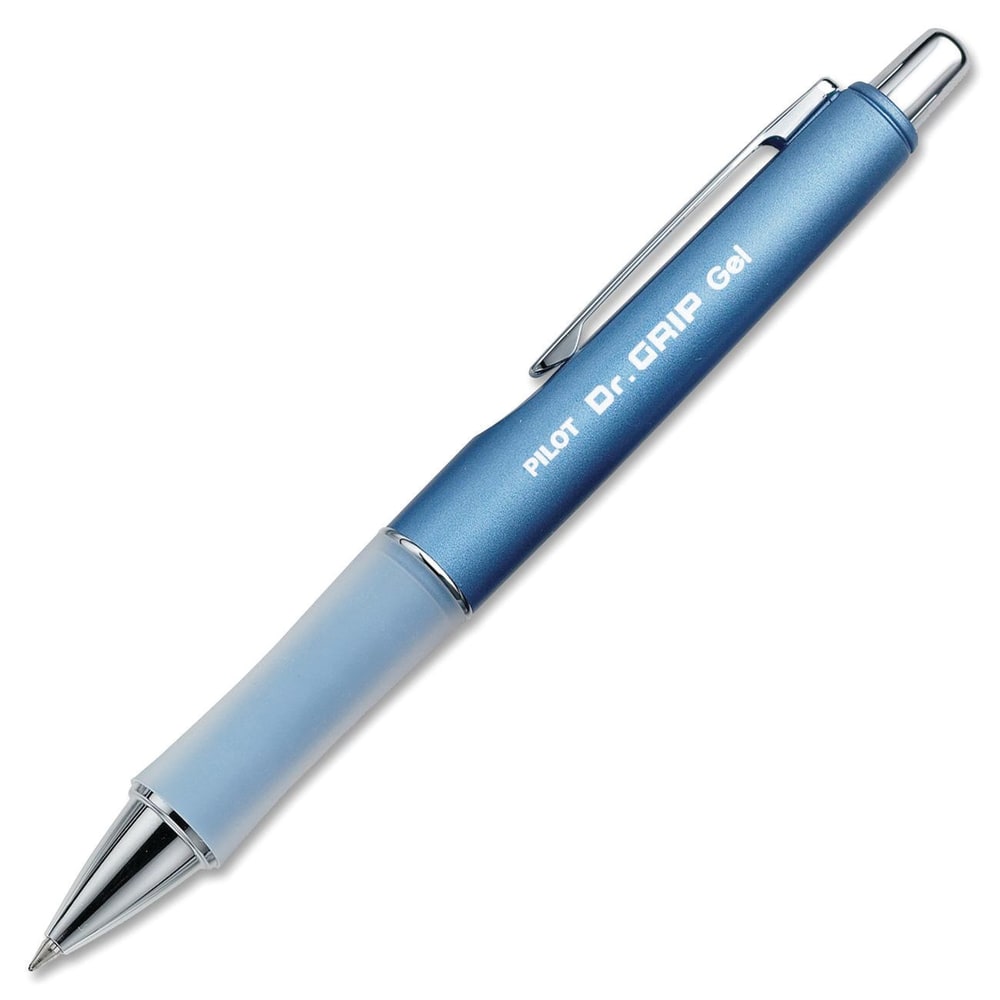 Pilot Dr. Grip LTD Gel Rollerball Pen, Fine Point, 0.7 mm, Ice Blue Barrel, Black Ink (Min Order Qty 10) MPN:36271