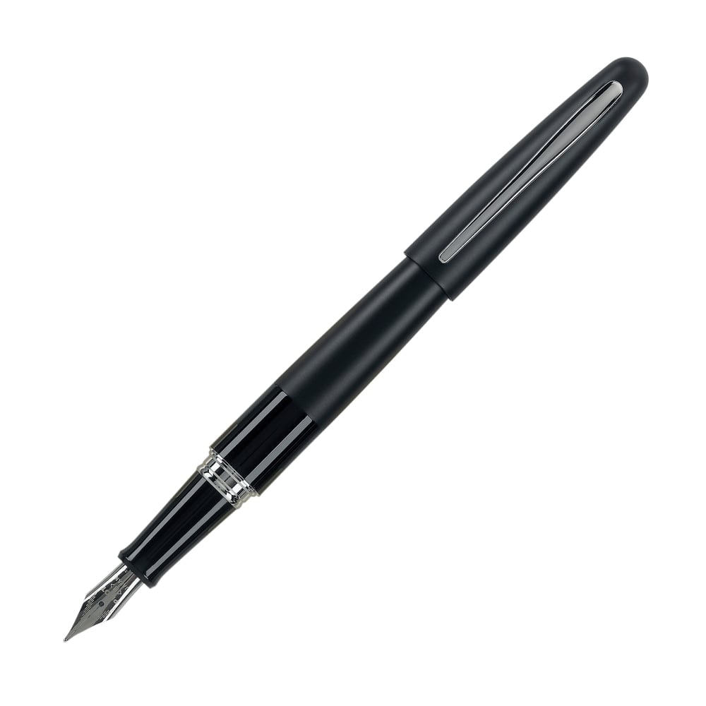 Pilot MR Fountain Pen, Metropolitan Collection, Classic Design, Medium Nib, Black Barrel, Black Ink (Min Order Qty 4) MPN:91107