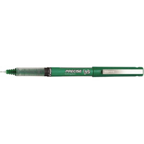 Roller Ball Pen: Precision Tip, Green Ink MPN:PIL25104