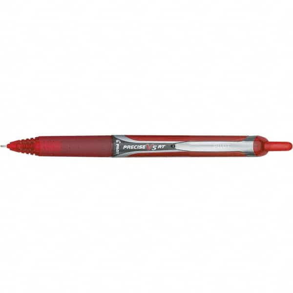 Roller Ball Pen: Precision Tip, Red Ink MPN:PIL26064