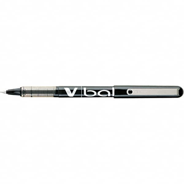 Roller Ball Pen: Conical Tip, Black Ink MPN:PIL35112