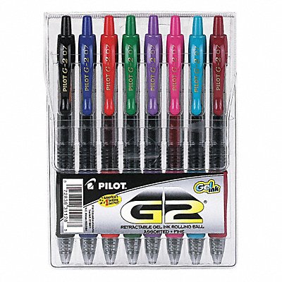 Rollerball Pens Assorted PK8 MPN:PIL31128