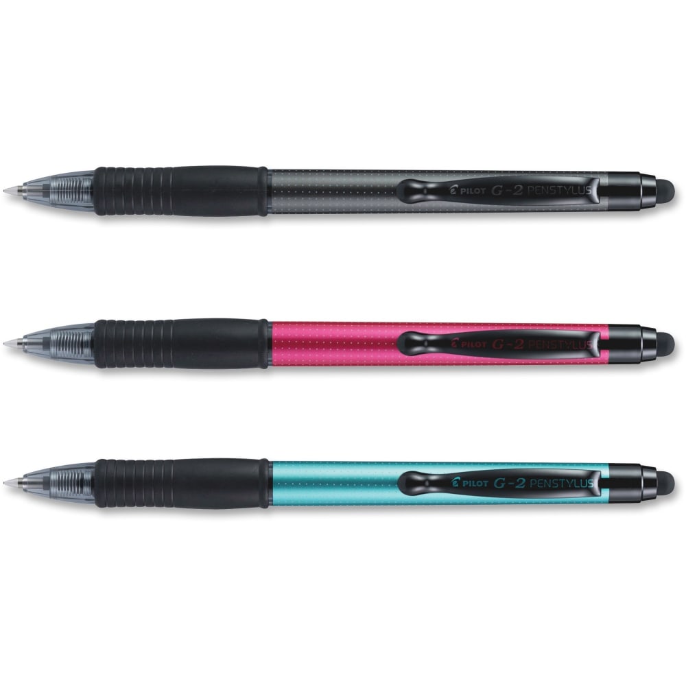 Pilot G2 Pen Stylus - 3 Pack - Assorted (Min Order Qty 5) MPN:34312