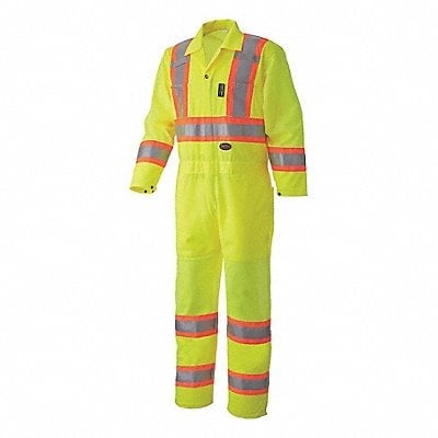 Traffic Coverall Hi-Vis Yw Polyester 2XL MPN:V1070160U-2XL