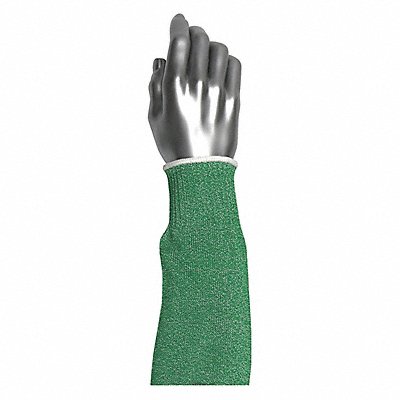 Cut-Resistant Sleeve Green Knit Cuff MPN:25-7618GRN-ET