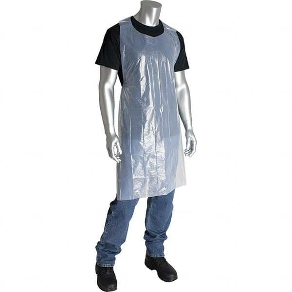 Chemical Resistant Bib Apron: Chemical-Resistant Grease-Resistant & Oil-Resistant, 28 x 46