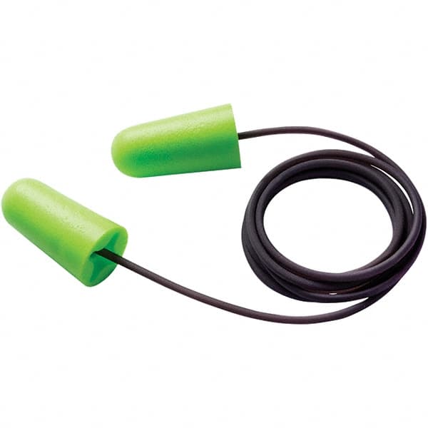 Earplug: 32dB, Polyurethane, Tapered Flare, Roll Down, Corded MPN:267-HPF210C