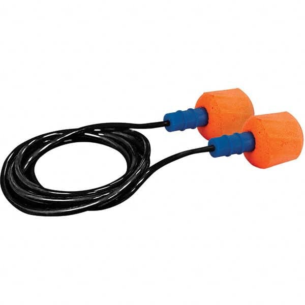 Earplug: 30dB, Polyurethane, Barrel, Push-In Stem, Corded MPN:267-HPF610C