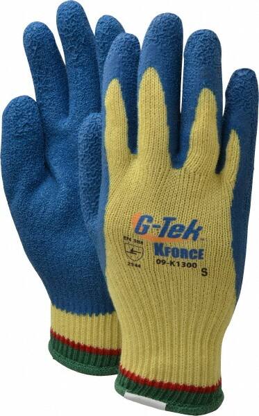 Cut, Puncture & Abrasive-Resistant Gloves: Size S, ANSI Cut A4, ANSI Puncture 4, Latex, Kevlar MPN:09-K1300/S