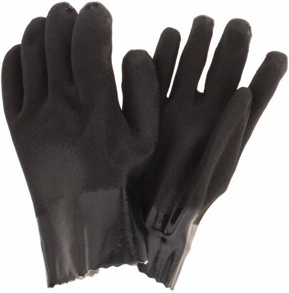 Size L (9) PVC Coated Interlock General Protection Work Gloves MPN:1017RF