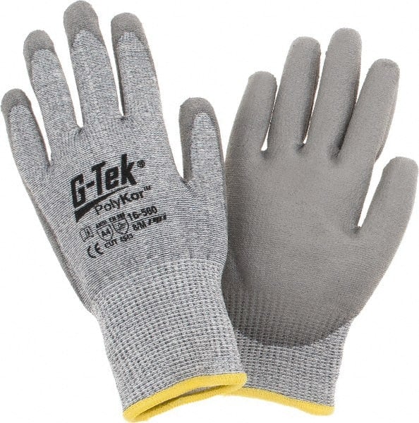 Cut-Resistant Gloves: Size M, ANSI Cut A4, Polyurethane, Synthetic MPN:16-560/M