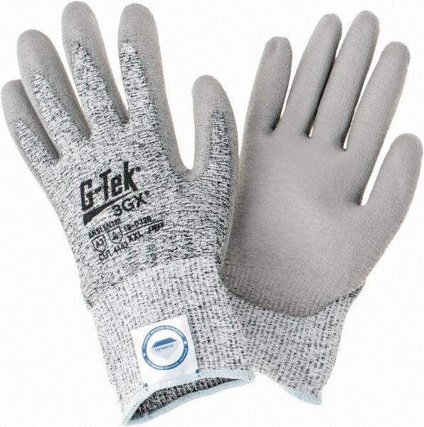Cut-Resistant Gloves: Size 2XL, ANSI Cut A3, Dyneema MPN:19-D320/XXL