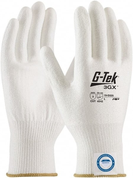 Cut, Puncture & Abrasive-Resistant Gloves: Size M, ANSI Cut A3, ANSI Puncture 1, Polyurethane, Dyneema MPN:19-D325/M