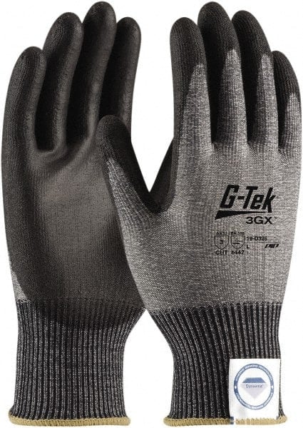 Cut, Puncture & Abrasive-Resistant Gloves: Size L, ANSI Cut A3, ANSI Puncture 2, Polyurethane, Dyneema MPN:19-D326/L