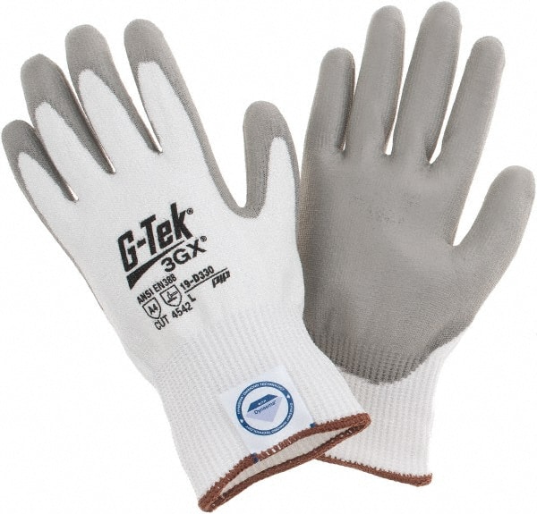 Cut-Resistant Gloves: Size L, ANSI Cut A4, Dyneema MPN:19-D330/L