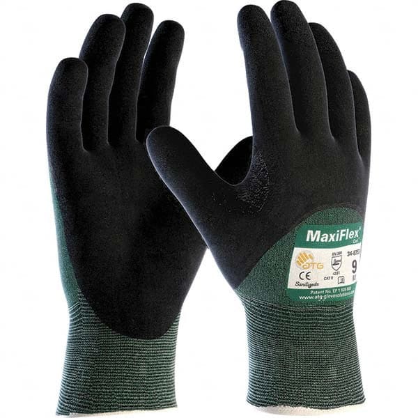 Cut, Puncture & Abrasive-Resistant Gloves: Size 3XL, ANSI Cut A2, ANSI Puncture 1, Nitrile, Engineered Yarn MPN:34-8753/XXXL