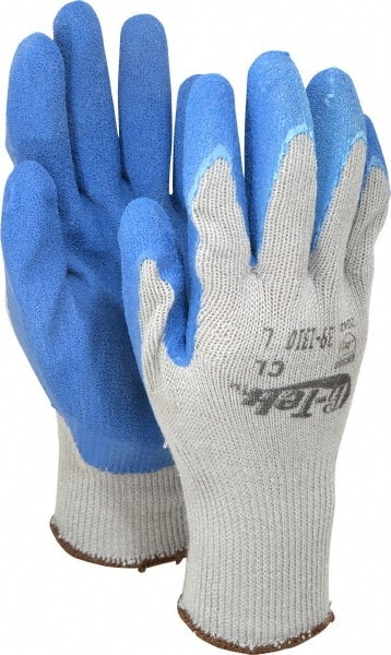 General Purpose Work Gloves: Large, Rubber Coated, Cotton & Polyester MPN:39-1310/L