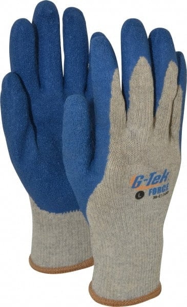 General Purpose Work Gloves: Large, Latex Coated, 35% Cotton & 65% Polyester MPN:39-C1300/L