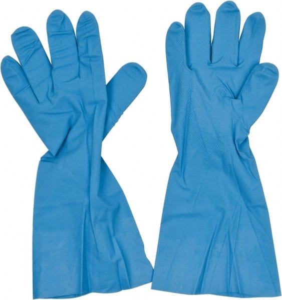Chemical Resistant Gloves: Small, 9 mil Thick, Nitrile, Unsupported MPN:50-N092B/S