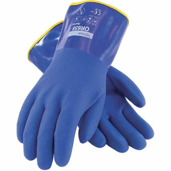 General Purpose Work Gloves: 2X-Large, Cotton & Polyvinylchloride MPN:58-8658DL/XXL