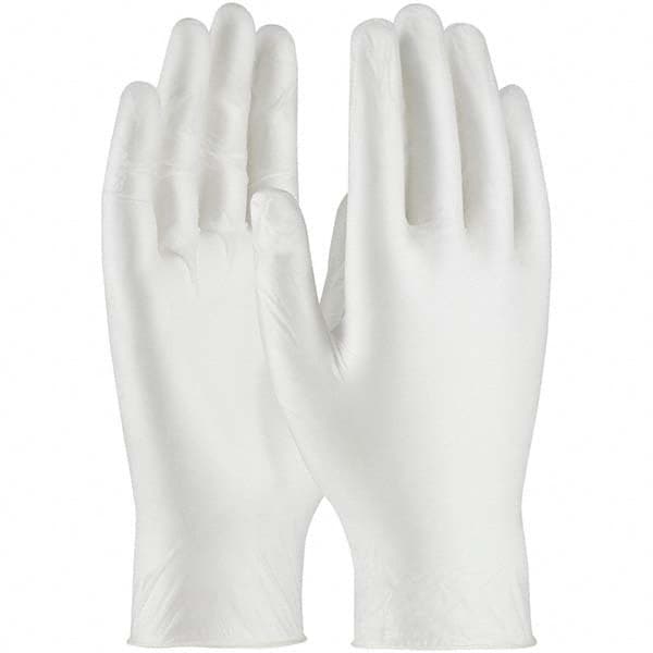 Disposable Gloves: X-Large, 5 mil Thick, Synthetic Polymer-Coated, Vinyl, Industrial Grade MPN:64-435PF/XL