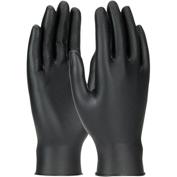 Disposable Gloves: X-Large, 6 mil Thick, Nitrile, Industrial Grade MPN:67-246/XL